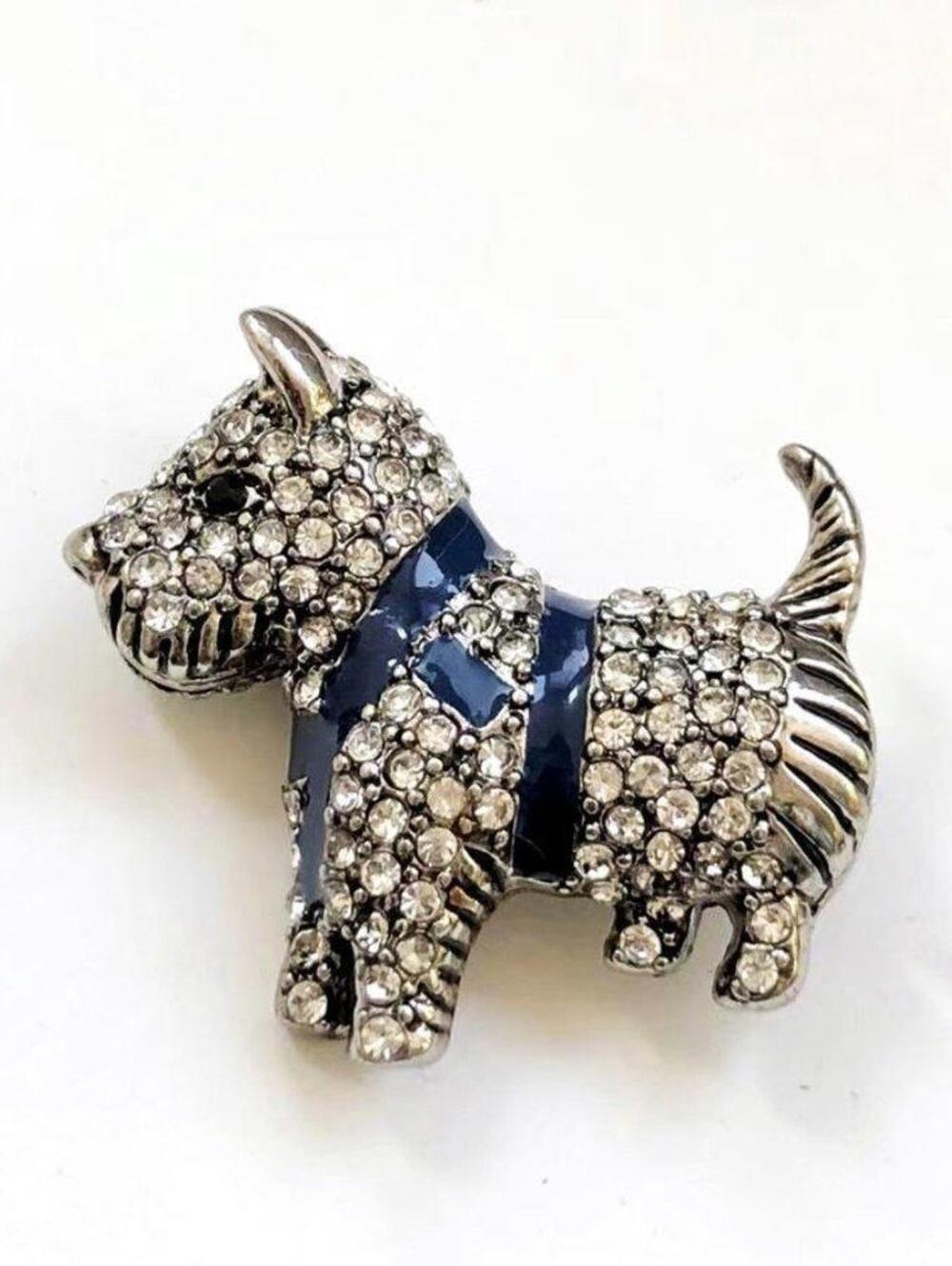 Maxmara Brooch Scottie Dog